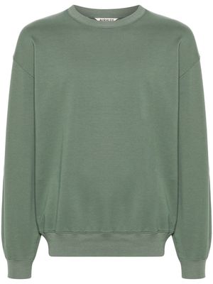 Auralee crew-neck cotton sweatshirt - Green