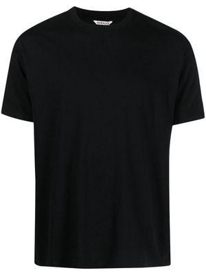 Auralee crew-neck cotton T-shirt - Black
