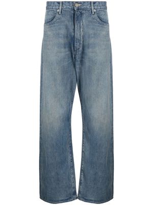 Auralee mid-rise straight-leg jeans - Blue