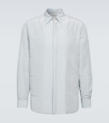 Auralee Quilted cotton and silk overshirt