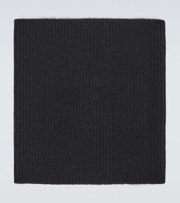 Auralee Ribbed-knit baby cashmere snood