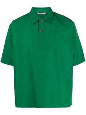Auralee short-sleeve polo shirt - Green