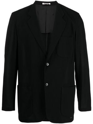 Auralee single-breasted wool blazer - Black