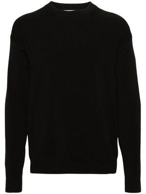 Auralee Super Hard Twist ribbed jumper - Black