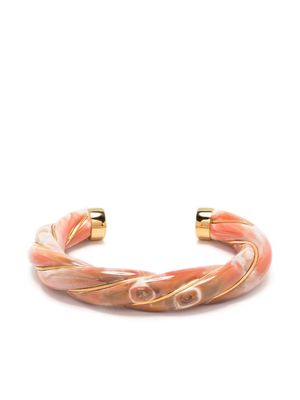 Aurelie Bidermann Diana twisted bracelet - Pink