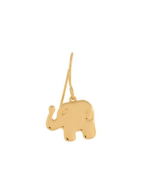 Aurelie Bidermann elephant drop single earring - Gold