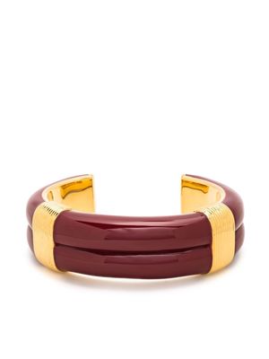 Aurelie Bidermann Katt double cuff bracelet - Red