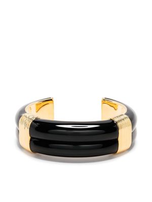 AURELIE BIDERMANN panelled cuff bracelet - Gold