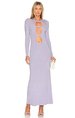 Auteur Eva Double Bar Dress in Lavender