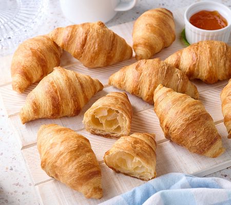 Authentic Gourmet 18 Classic French Butter Croissants
