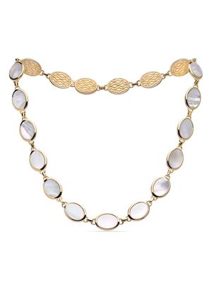 AUTORE MODA Chloe mother-of-pearl necklace - Gold
