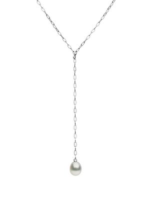 AUTORE MODA Lily pearl pendant necklace - Silver