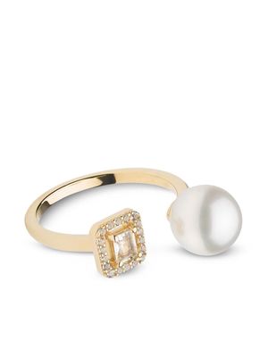 AUTORE MODA Meaghan pearl-detail ring - Gold
