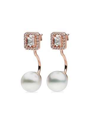 AUTORE MODA Meaghan South Sea pearl earrings - Neutrals