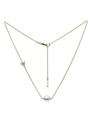 AUTORE MODA Saskia gold-vermeil pearl necklace