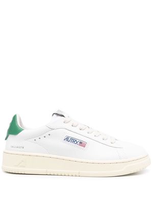 Autry almond-toe lace-up sneakers - White