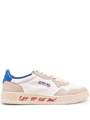 Autry colour-block low-top sneakers - White
