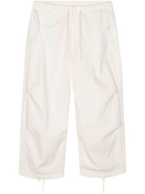 Autry cotton wide-leg trousers - Neutrals