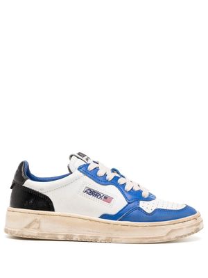 Autry distressed-effect low-top sneakers - Blue