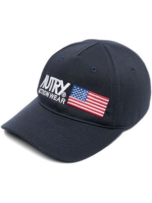 Autry embroidered-logo baseball cap - Blue