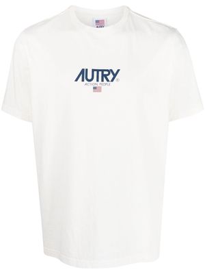 Autry Icon logo-print T-shirt - White