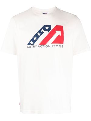 Autry Iconic logo-print T-shirt - White