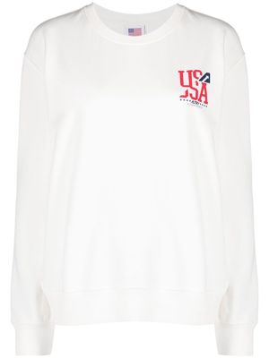 Autry Iconic USA-print sweatshirt - White