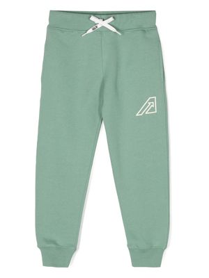 Autry Kids drawstring cotton trousers - Green