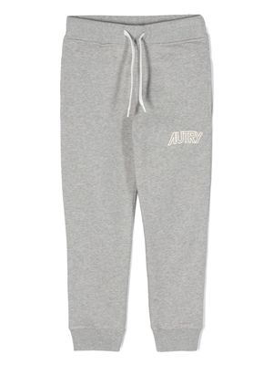 Autry Kids logo-print cotton track trousers - Grey