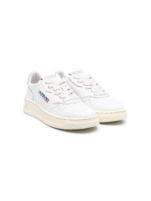 Autry Kids low-top leather sneakers - White
