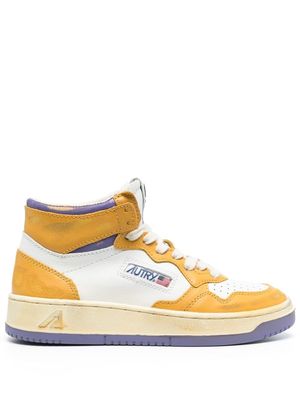 Autry leather hi-top sneakers - White