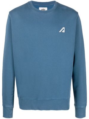 Autry Liberty logo-print cotton sweatshirt - Blue