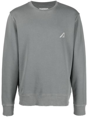Autry Liberty logo-print cotton sweatshirt - Grey