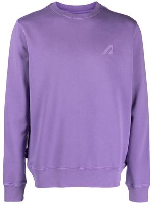Autry logo-embroidered sweatshirt - Purple