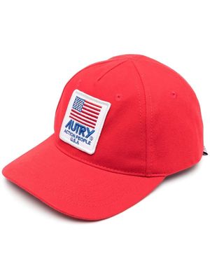Autry logo-patch baseball cap - Red
