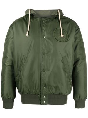 Autry logo-patch bomber jacket - Green
