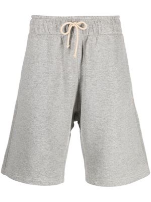 Autry logo-patch drawstring shorts - Grey