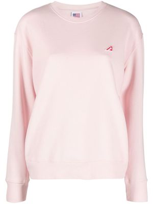 Autry logo-patch sweatshirt - Pink