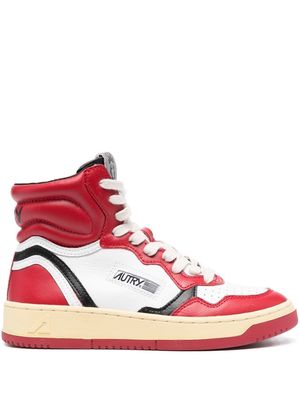 Autry logo-print high-top sneakers - Red