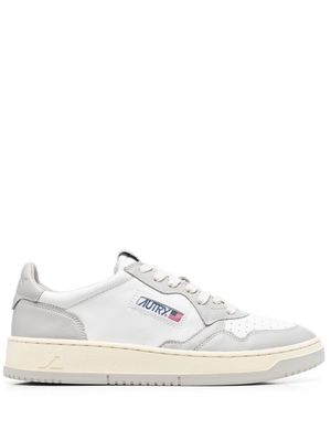 Autry logo-print lace-up trainers - White