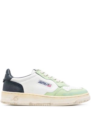 Autry Medalist colour-block low-top sneakers - White