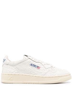 Autry Medalist dragon-effect sneakers - White
