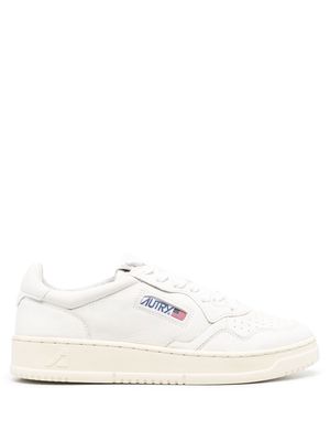 Autry Medalist leather low-top sneakers - White