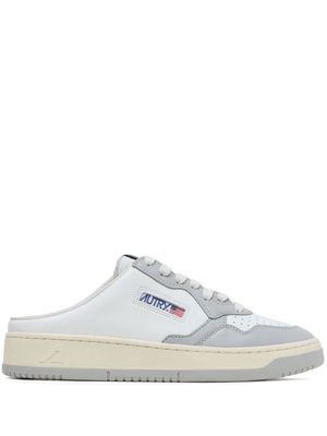 Autry Medalist leather mule sneakers - White