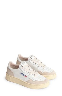 AUTRY Medalist Low Sneaker in Suede White