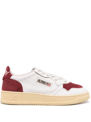 Autry Medalist low-top panelled sneakers - White