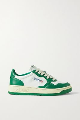 Autry - Medalist Low Two-tone Leather Sneakers - Green