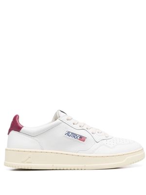 Autry Medalist side logo-patch sneakers - White