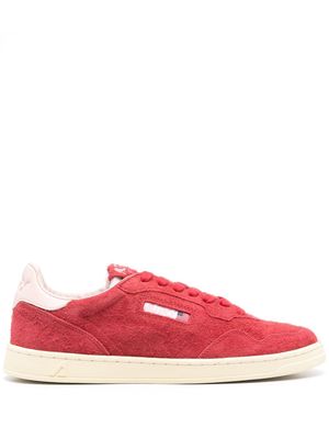 Autry Medalist suede low-top sneakers - Red