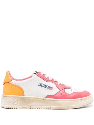 Autry Medalist Supervintage lace-up sneakers - Pink